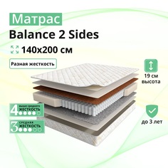 Матрас Мир Матрасов 2Sides анатомический независимые пружины 140х200 см