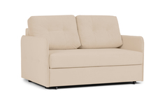 Диван-кровать Аскона Loko MINI (Локо Мини) узкие подлокотники-Тк. Casanova Milk Askona