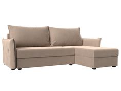 Угловой диван Лига Диванов Лига-004 правый угол 226х140х85 см, бежевый