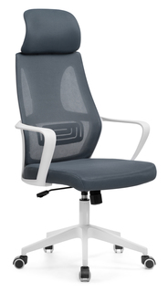 Кресло компьютерное ЛайфМебель Golem dark gray / white