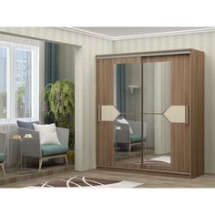 Шкаф-купе Аврора 2.0 Шимо темный No Brand