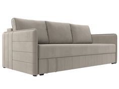 Прямой диван Лига Диванов Слим НПБ 204х105х90 см, бежевый