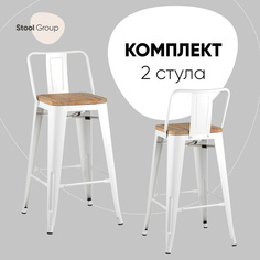 Полубарный стул Stool Group полубарный TOLIX со спинкой YD-H675E-W YG-14 BOX2
