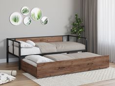 Кровать 4 сезона Арга Лофт 90 4s-argaloft90vyk-dkt-9005