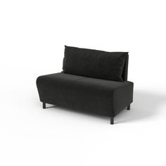 Диван SALON TRON TWIN 100х64х67, черный