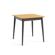 Стол обеденный Техкомпро Арека ПР 740 х 740 бук / черный