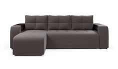 Угловой диван-кровать 4Home Дуглас, 240х165х98 см, Brown, левый, Еврокнижка