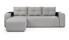 Угловой диван-кровать 4Home Дуглас, 240х165х98 см, Gray, левый, Еврокнижка