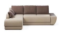 Угловой диван-кровать 4Home Нью-Йорк, 250х162х87 см, Beige, левый, Еврокнижка
