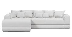 Угловой диван 4Home Nordkisa, 285х190х87 см, велюр Ash, Еврокнижка