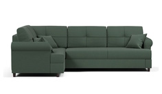 Угловой диван-кровать 4Home Мирта, 245х180х93 см, Green, левый, Дельфин
