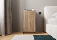 Тумба Карлос-001 Дуб Сонома 40x74.5x45 Мегамебель