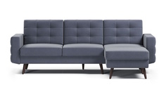 Угловой диван-кровать 4Home Сидней, 230х160х85 см, Navy, правый, Еврокнижка