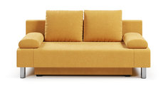 Диван-кровать 4Home Парма, 200х90х90 см, велюр max Yellow, Еврокнижка