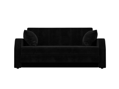 Диван-кровать 4Home Малютка, 154x86x73 см, выкатной, черный, велюр