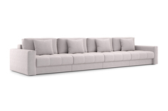 Диван прямой НОНТОН Монарх, 441x120x87 см, бежевый