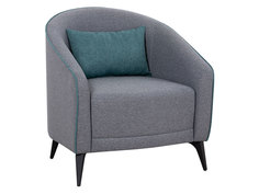 Кресло НижегородмебельИК Бернис Темно-серый, рогожка