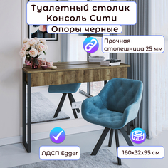 Консоль Столбург Сити 02, Дуб Галифакс табак
