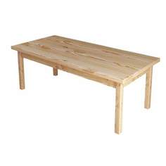 Журнальный стол Solarius Классика дерево 130х60х46, без покрытия