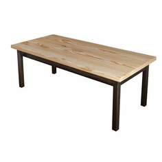 Журнальный стол Solarius Классика дерево 140х80х46, лакированный, ножки цвета темного дуба