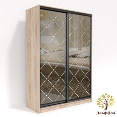 Шкаф-купе ЭльфОла Диамант 180х45х240, сонома