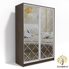 Шкаф-купе ЭльфОла Диамант, 152х60х220 см, Венге