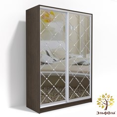 Шкаф-купе ЭльфОла Диамант 180х60х240, венге