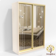 Шкаф-купе ЭльфОла Роса, 180х45х220 см, слоновая кость