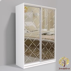 Шкаф-купе ЭльфОла Диамант 180х45х220 белый