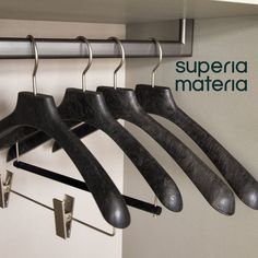 Вешалка-плечики Superia Materia, 39 см, 10 шт, черные