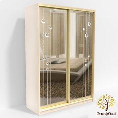 Шкаф-купе ЭльфОла Роса 180х60х240, слоновая кость