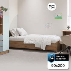 Кровать НОНТОН Челси Color, 80х200 см, дуб крафт Фабрика МИФ