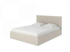 Кровать Alba с ПМ Тетра Бежевый 160х200 No Brand
