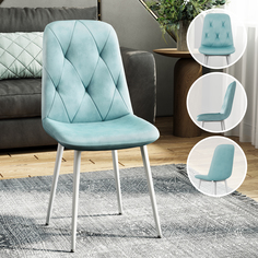 Стул Soft&Chair DC-2103, тиффани/белый