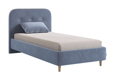 Кровать Лео 0.9 велюр топаз / галька Mebelson