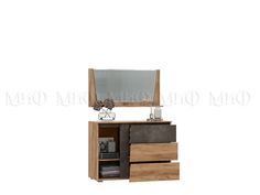 Комплект комод + зеркало Соренто, 3 ящ., 100.2х41.8x125 см Фабрика МИФ