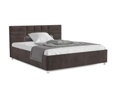 Кровать Mebel-ars Нью-Йорк 160 Кордрой коричневый, 160х190