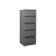 Комод MebelVia Somero серый, 39х30,3х108,2 см