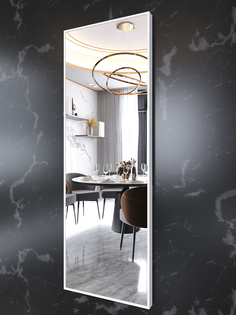 Зеркало настенное Makeli 115х50 см в алюминиевой раме