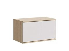 МИФ "Челси" Антресоль к шкафу (900) / Дуб Сонома / Белый