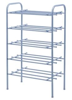 Обувница MEBEL IMPEX Leset Комо 5 515х840х325 мм серая