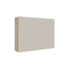 Шкаф навесной МК Стиль Бостон ШН-001 135x31,6x101 Дуб Крафт серый/Кашемир (ЛДСП)