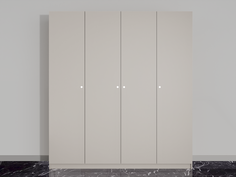 Шкаф QualisMebel Марсель Ultra 2000х500х2200, Кашемир