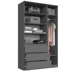 Шкаф 1200 Челси , Графит/графит Фабрика МИФ