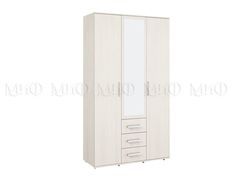 Шкаф 3-хств. "Белла", Сандал светлый Фабрика МИФ