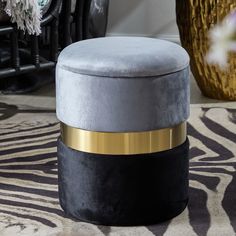 Пуф с крышкой Glasar 31х31х39см ГЛАСАР