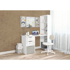 Cтол письменный со стеллажом Мико 1,72х1,34х0,62м 10699921 No Brand