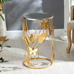 Столик интерьерный Glasar 57-293/1, 40х40х65 см ГЛАСАР
