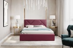 Кровать Берёзка Ева 2 1,6м Velutto 15