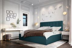 Кровать Берёзка Герда 2 1,6 м Velutto 20
